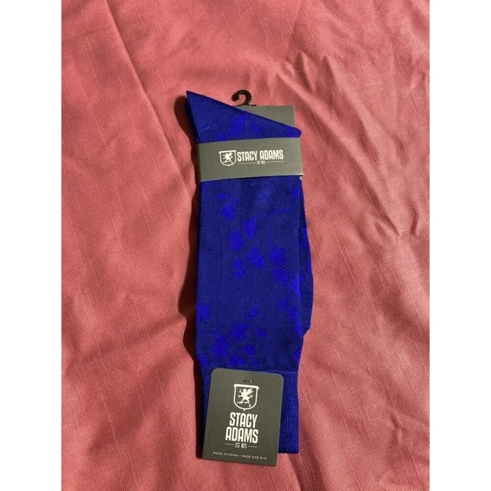 * Stacy Adam’s long Socks royal blue fits shoe size 8/13